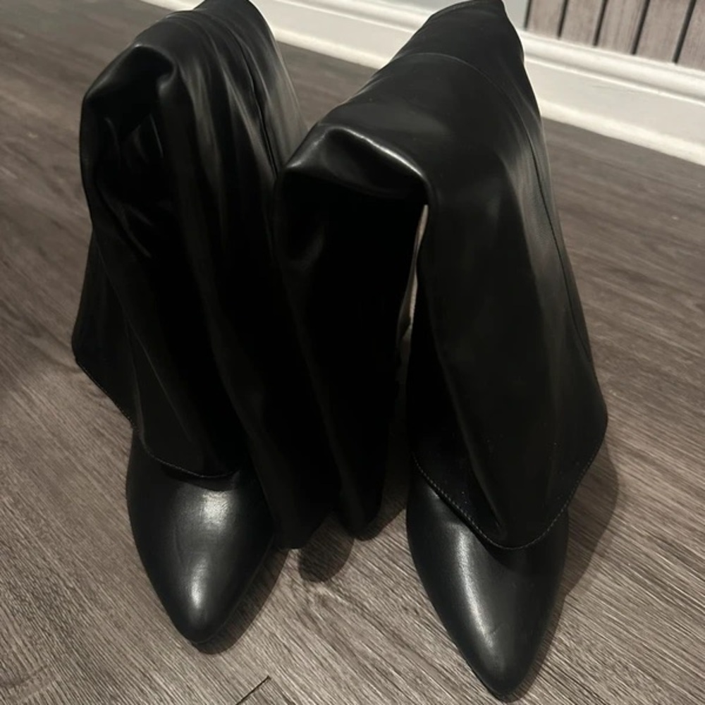 Amazon Black Heeled Boots for Women